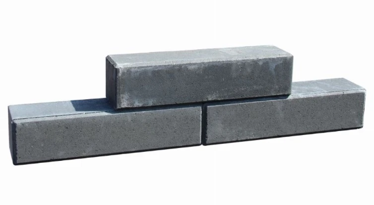 Stapelblok Decor XL 12,5 x 12,5 cm (125 x 125 mm) Antraciet - Lengte 80 cm - Afbeelding 1